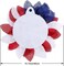 Here’s a polished reworded version of your title in one option: Independence Day Patriotic Wreath – Handmade American Flag Flower-Shaped Garland for Front Door, Window, or Wall Decoration, Perfect for 4th of July & Memorial Day